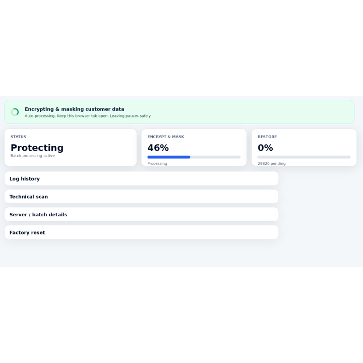 PH Customer Data Privacy – Secure Staging & Sandbox Testing