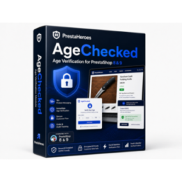 AgeChecked Integration for PrestaShop 8 & 9 | PrestaHeroes