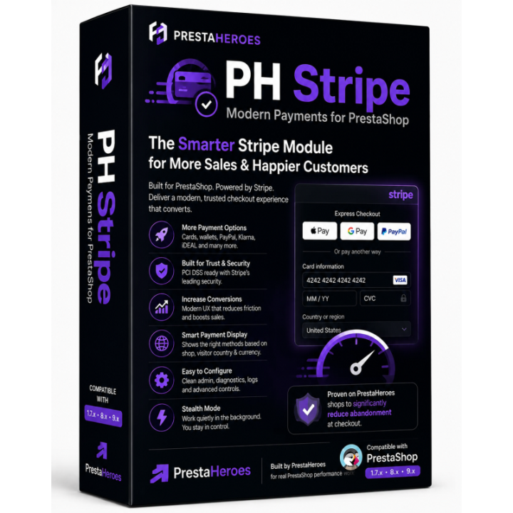 PH Stripe – Modern Stripe Payments for PrestaShop