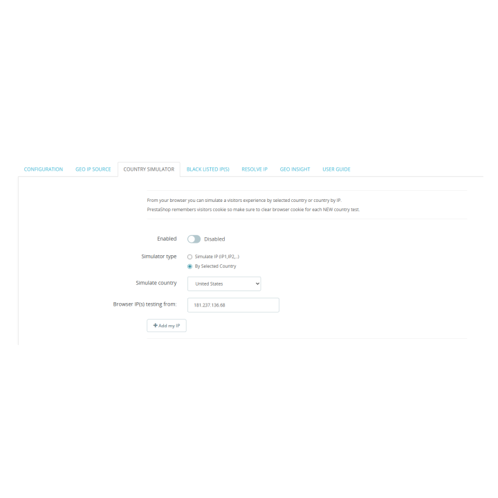 Geo Targeting Pro for PrestaShop | Correct Country Detection
