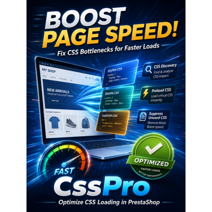 CssPro – Preload Critical CSS to Improve PrestaShop PageSpeed