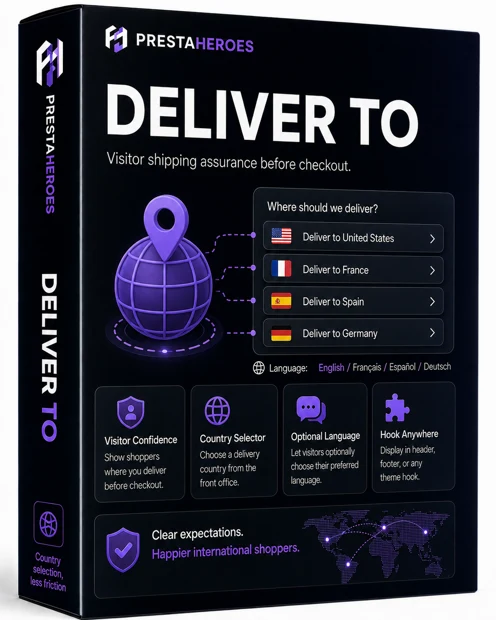 Deliver To module artwork