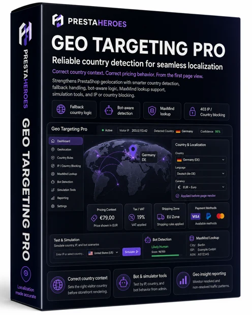 Geo Targeting Pro module artwork